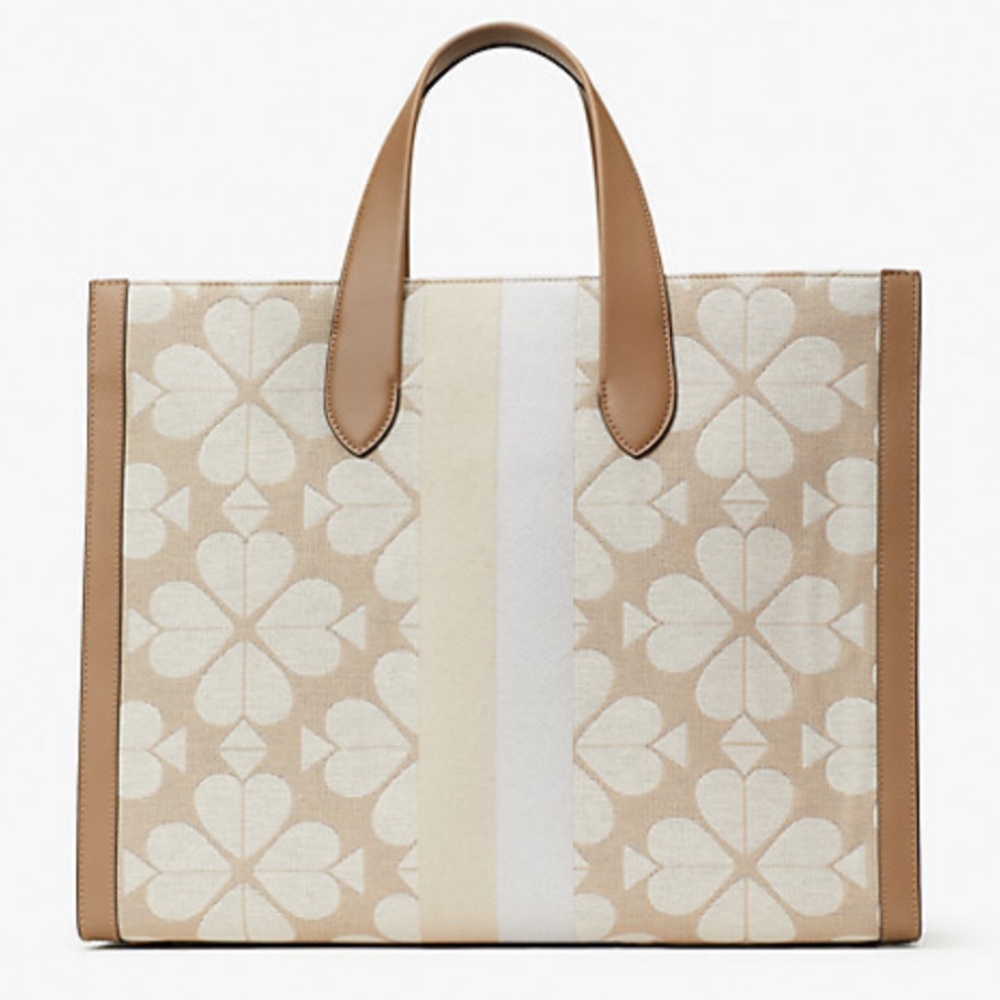 【kate spade】Stripe Manhattan Large Tote/NWT!! - Picture 4 of 8
